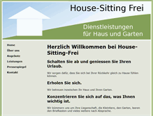 Tablet Screenshot of house-sitting-frei.ch